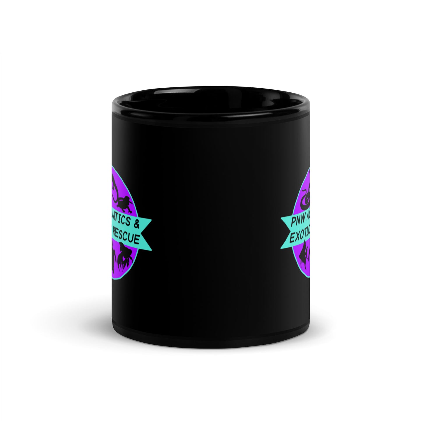 Logo Black Glossy Mug