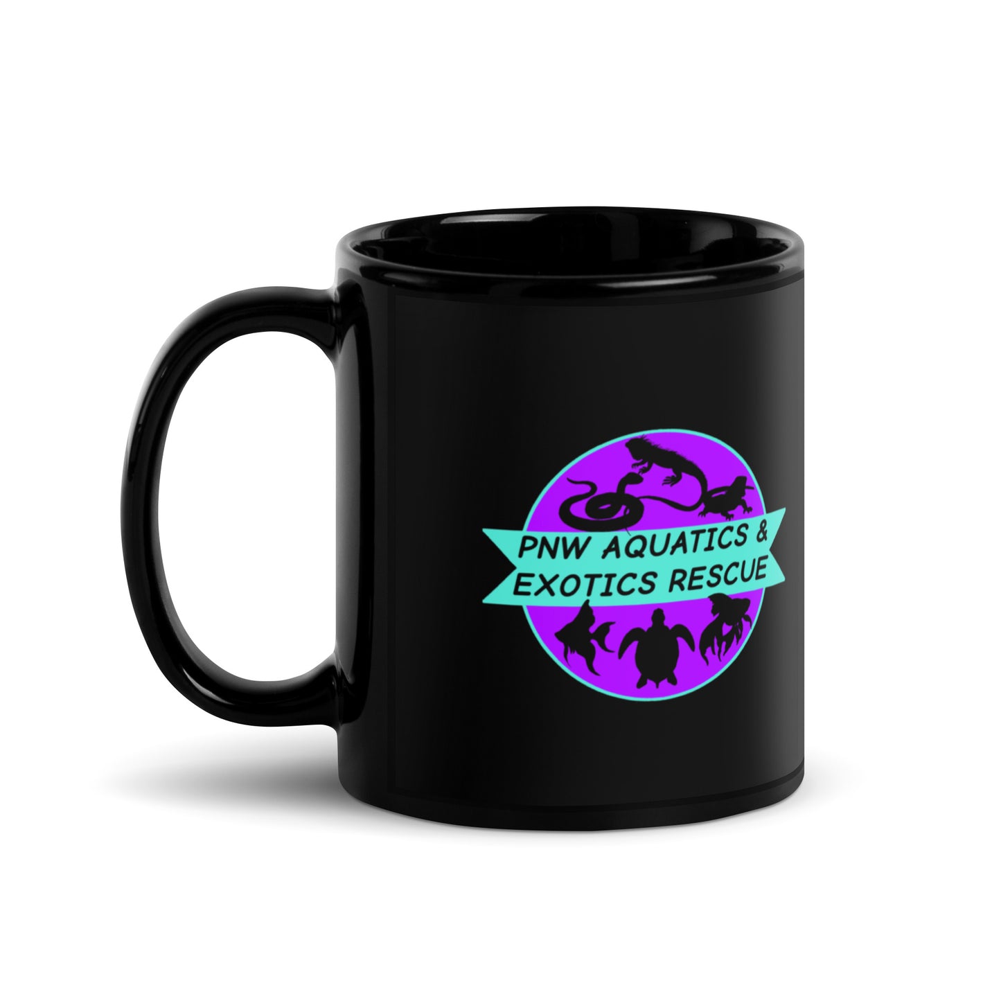 Logo Black Glossy Mug