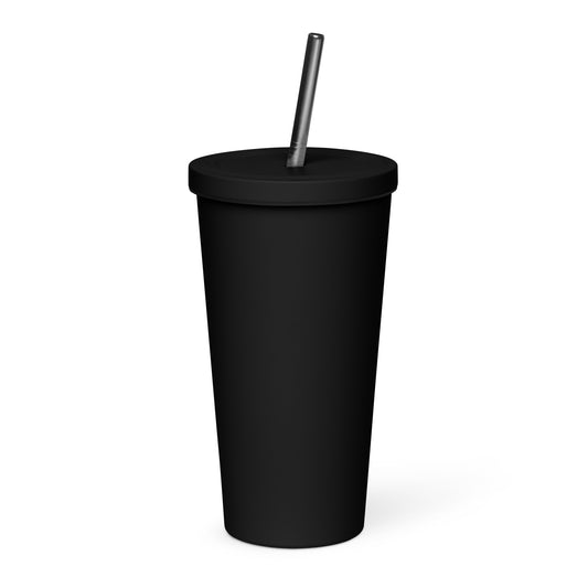 Pride Insulated tumbler with a straw