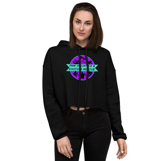 Logo Crop Hoodie